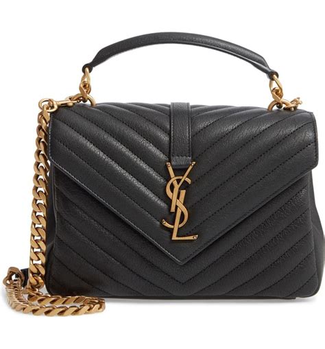 ysl cosmetic bag with removable chain|ysl over the shoulder bag.